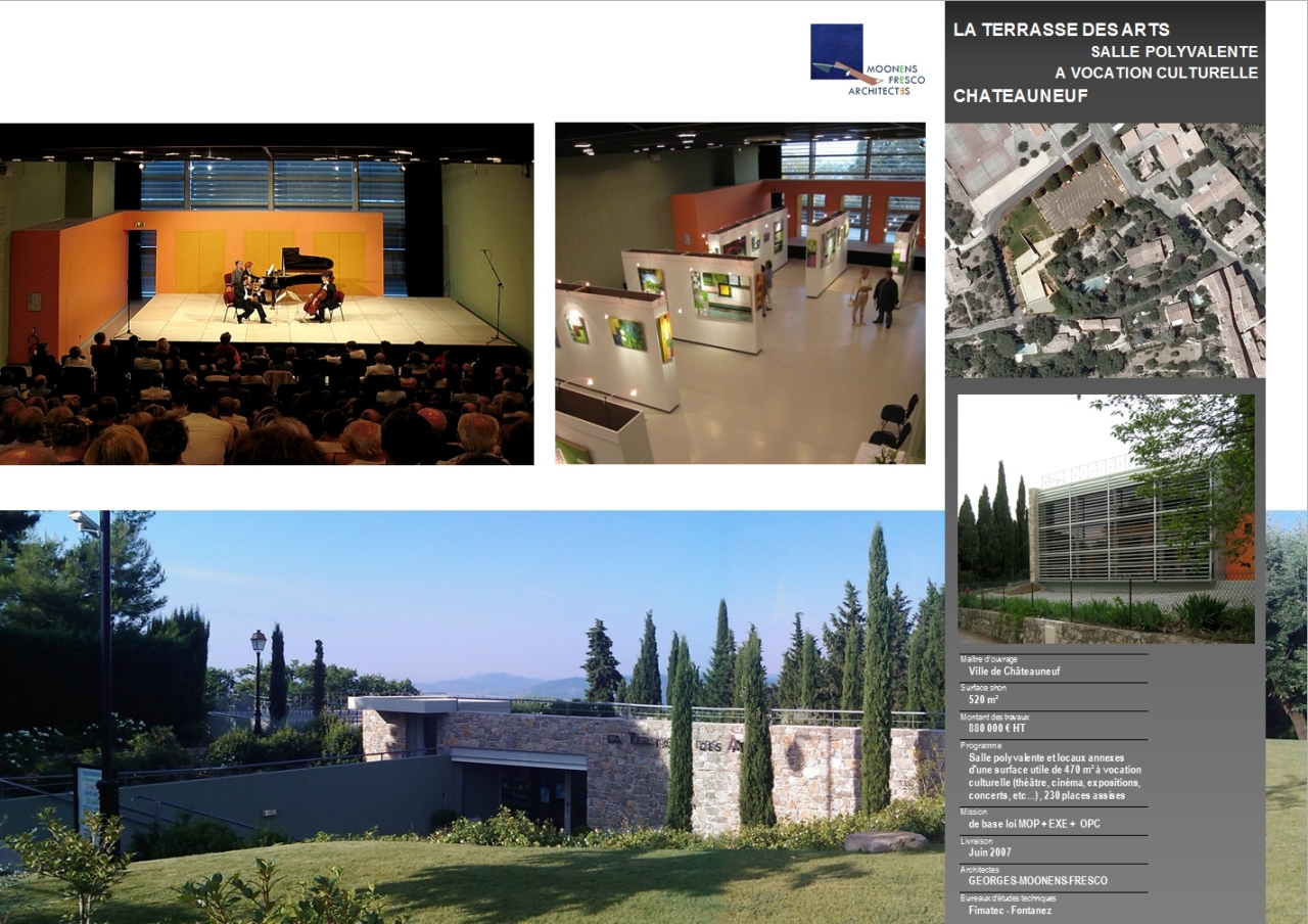 Salle Polyvalente La Terrasse des Arts Chateauneuf